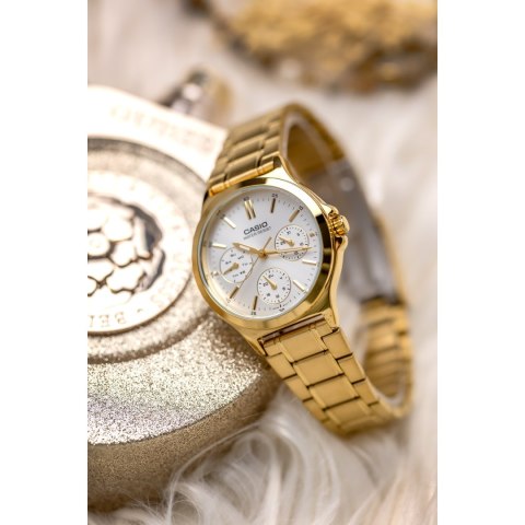 Casio ZEGAREK DAMSKI CASIO LTP-V300G-7A (zd566b) + BOX