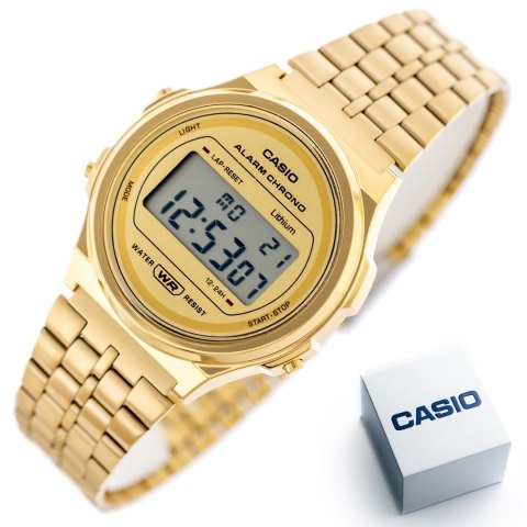 Casio ZEGAREK DAMSKI CASIO Vintage Iconic A171WEG-9ADF + BOX
