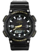 Casio ZEGAREK MĘSKI CASIO AQ-S810W-1BV (zd044c) - SOLAR POWERED + BOX