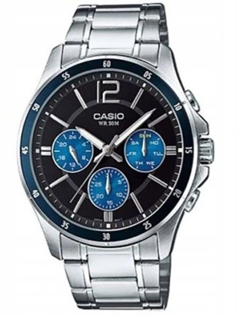 Casio ZEGAREK MĘSKI CASIO MTP-1374D-2AV (zd063c) + BOX