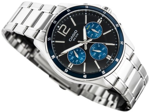 Casio ZEGAREK MĘSKI CASIO MTP-1374D-2AV (zd063c) + BOX