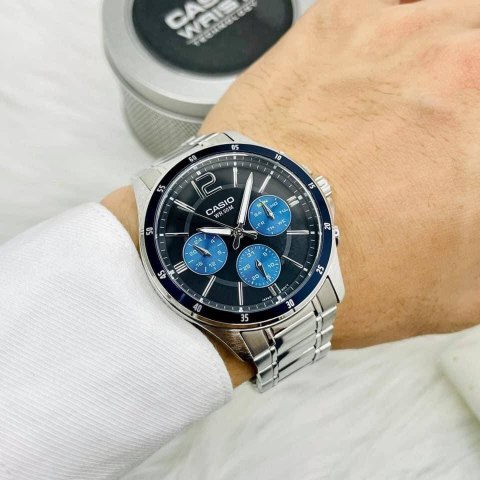 Casio ZEGAREK MĘSKI CASIO MTP-1374D-2AV (zd063c) + BOX