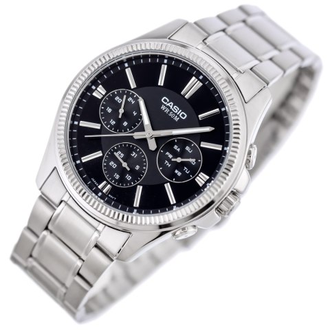 Casio ZEGAREK MĘSKI CASIO MTP-1375D-1AVDF (zd112b) + BOX