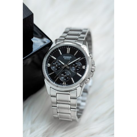 Casio ZEGAREK MĘSKI CASIO MTP-1375D-1AVDF (zd112b) + BOX