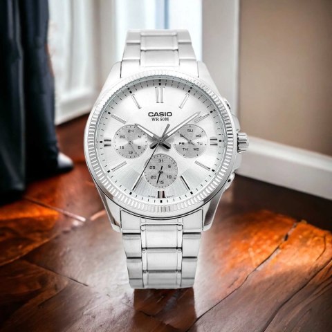 Casio ZEGAREK MĘSKI CASIO MTP-1375D-7A + BOX