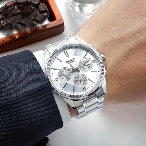 Casio ZEGAREK MĘSKI CASIO MTP-1375D-7A + BOX