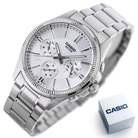 Casio ZEGAREK MĘSKI CASIO MTP-1375D-7A + BOX