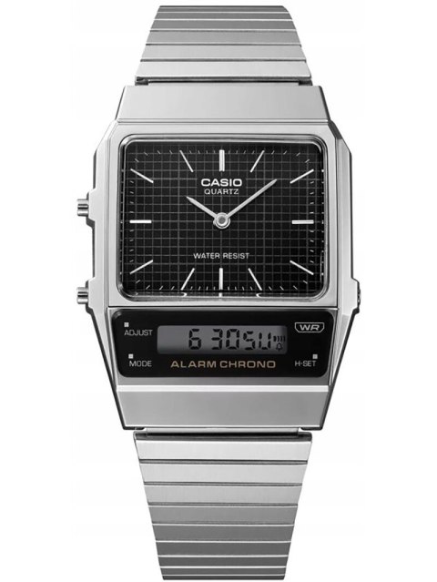 Casio ZEGAREK UNISEX CASIO Vintage Dual Time AQ-800E-1ADF + BOX