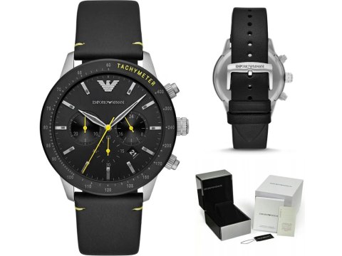 Emporio Armani ZEGAREK MĘSKI EMPORIO ARMANI AR11325 - MARIO (zi021b)