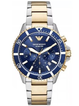 Emporio Armani ZEGAREK MĘSKI EMPORIO ARMANI AR11362 - DIVER (zi027a)