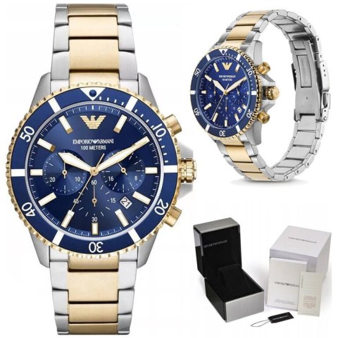 Emporio Armani ZEGAREK MĘSKI EMPORIO ARMANI AR11362 - DIVER (zi027a)