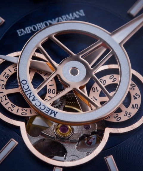 Emporio Armani Zegarek męski EMPORIO ARMANI LUIGI Open Heart AUTOMATIC AR60036