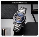 Emporio Armani Zegarek męski EMPORIO ARMANI LUIGI Open Heart AUTOMATIC AR60036