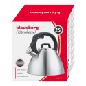 CZAJNIK STALOWY Z GWIZDKIEM 2,5L KLAUSBERG KB-7951