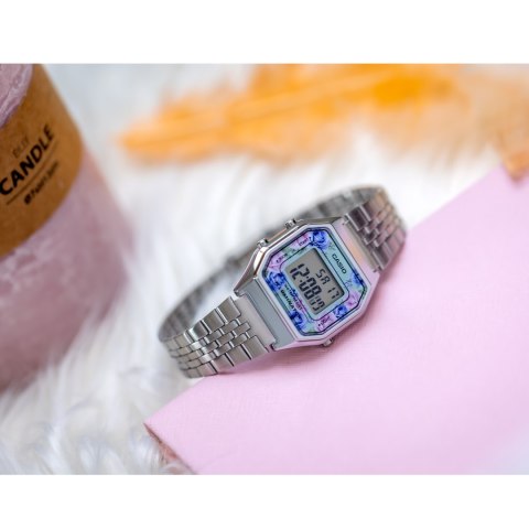 Casio ZEGAREK DAMSKI CASIO LA680WA-2C (zd631i) + BOX