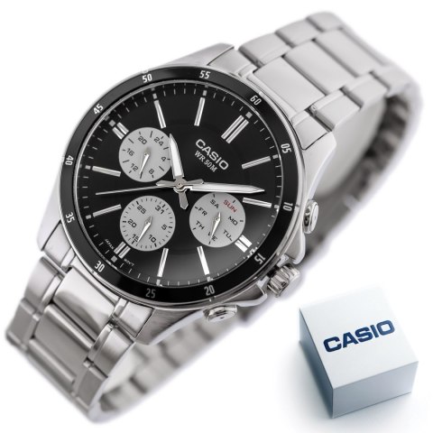Casio ZEGAREK MĘSKI CASIO MTP-1374D-1A3 (zd063i) + BOX
