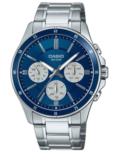Casio ZEGAREK MĘSKI CASIO MTP-1374D-2A3 (zd063h) + BOX
