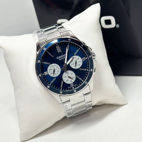 Casio ZEGAREK MĘSKI CASIO MTP-1374D-2A3 (zd063h) + BOX