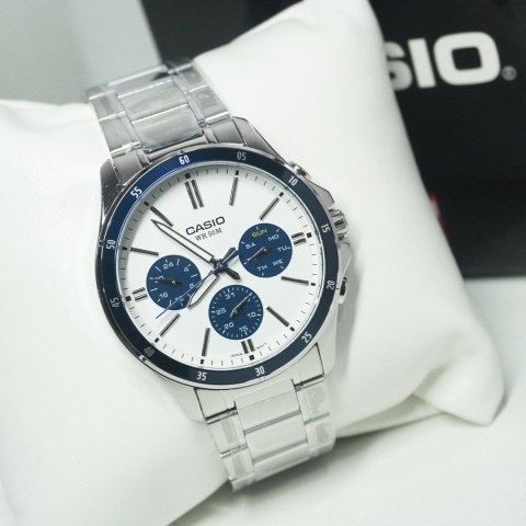 Casio ZEGAREK MĘSKI CASIO MTP-1374D-7A2 (zd063f) + BOX