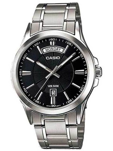 Casio ZEGAREK MĘSKI CASIO MTP-1381D-1AVDF (zd076a) + BOX