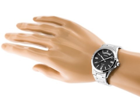 Casio ZEGAREK MĘSKI CASIO MTP-1381D-1AVDF (zd076a) + BOX