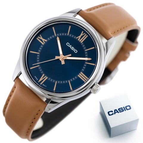 Casio ZEGAREK MĘSKI CASIO MTP-V005L-2B5 + BOX (zd225c)