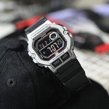 Casio ZEGAREK MĘSKI CASIO Sports WS-1400H-1B + BOX (zd271a)