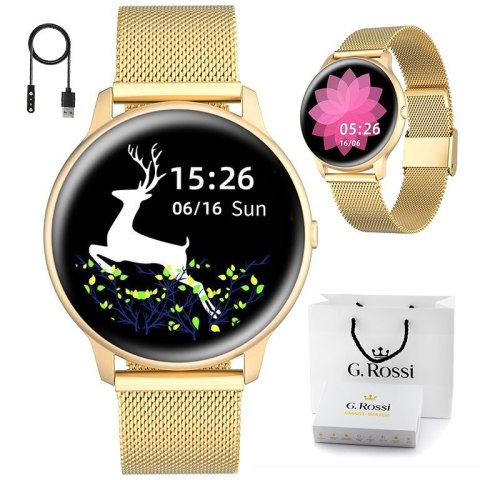 G. Rossi SMARTWATCH UNISEX G. Rossi SW015-5 gold (sg010e)