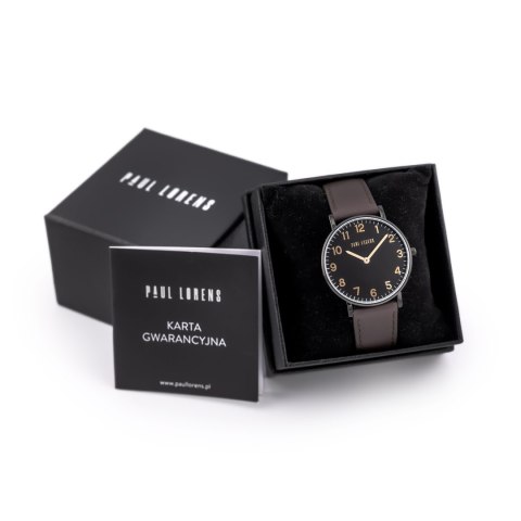 Paul Lorens ZEGAREK MĘSKI PAUL LORENS - PL11989A5-1B3 (zg370c) + BOX