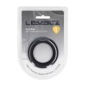 SHOTS Liquid Silicone Cockring - L - Black