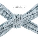 SHOTS Polyester Bondage Rope - 32.8 ft / 10 m - Powder Blue