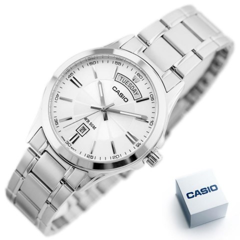 Casio ZEGAREK MĘSKI CASIO MTP-1381D-7AVDF (zd076b) + BOX