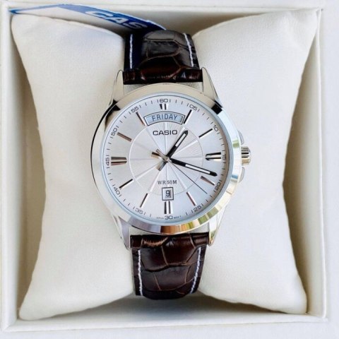 Casio ZEGAREK MĘSKI CASIO MTP-1381L-7AV + BOX