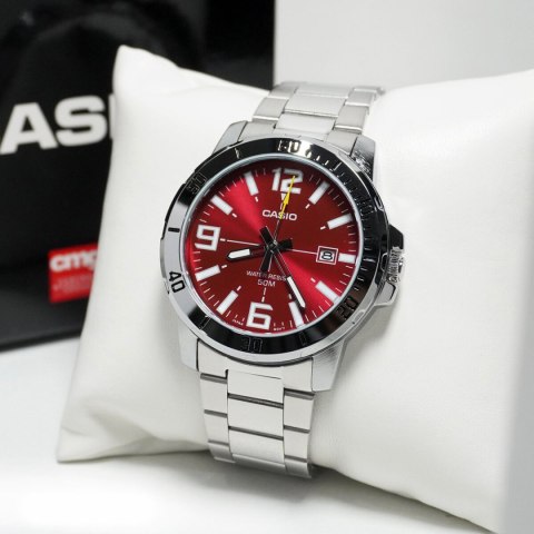 Casio ZEGAREK MĘSKI CASIO MTP-VD01D-4B + BOX