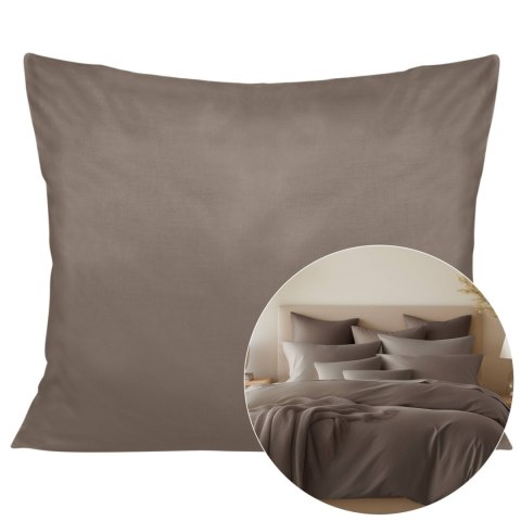 Poszewka satyna bawełna sepia 043/50x60.