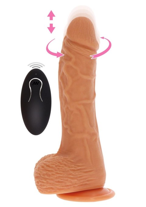 SCALA Up&Down Rotating Vibr Dildo Light skin tone
