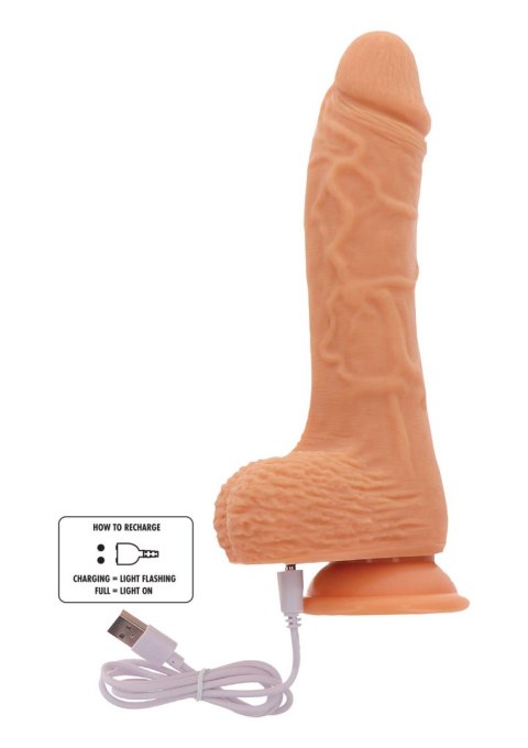 SCALA Up&Down Rotating Vibr Dildo Light skin tone