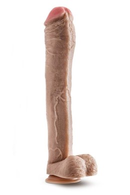 TONGA DR. SKIN MR. ED 13 INCH DILDO WITH BALLS BEIGE