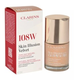 Clarins Skin Illusion Velvet Foundation 108W 30ml