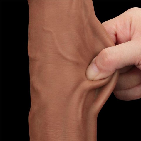 LoveToy - Boys of Toys Sp. z o.o. (dystrybutor) 11.5'' King Sized Sliding Skin Dual Layer Dong Brown