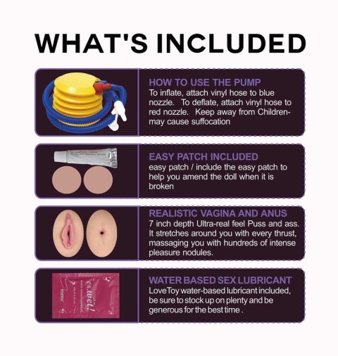 LoveToy - Boys of Toys Sp. z o.o. (dystrybutor) Silicone Boobie Super Love Doll