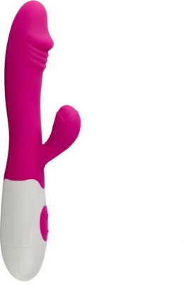 POWER ESCORTS Billy g pink 20 cm silicone vibrating 10 speed