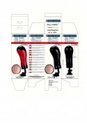 POWER ESCORTS Bull power black wallmounted vibrating masturbator