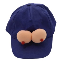 POWER ESCORTS Kinky Pleasure - DS003 - Cap With Breasts - Blue - One Size