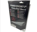 POWER ESCORTS Power Escorts - BR190 - Kinky Bed Sheet Black - 160 x 227 CM