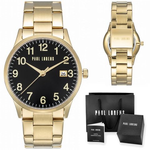 Paul Lorens ZEGAREK MĘSKI PAUL LORENS - PL14573B2-1D1 (zg368c) + BOX