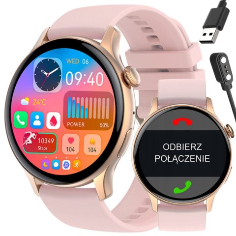 Rubicon SMARTWATCH DAMSKI Rubicon RNCF10 - TRYBY SPORTOWE, MONITOR SNU (sr055b)