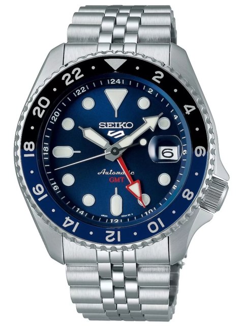 Seiko ZEGAREK MĘSKI SEIKO 5 SPORTS SSK003K1 GMT AUTOMAT WR100 + BOX