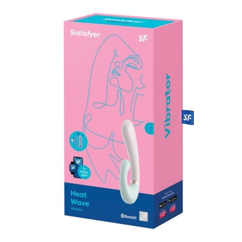 Wibrator do punktu G Heat Wave Connect App Mint Satisfyer