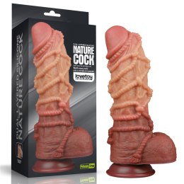 LoveToy - Boys of Toys Sp. z o.o. (dystrybutor) 10.5'' Dual layered Platinum Silicone Cock with Rope